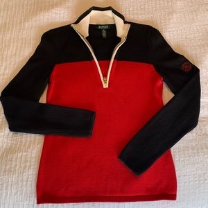 RALPH LAUREN sweater quarter zip